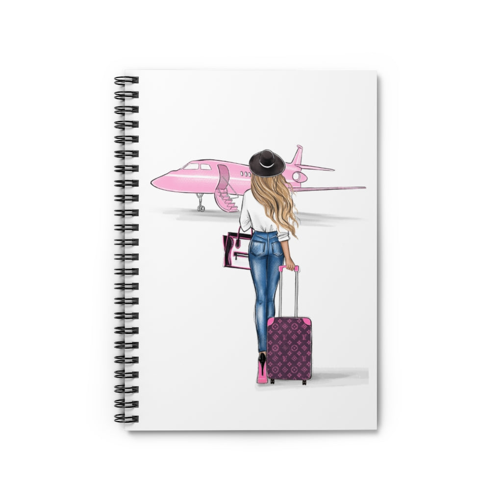 Pink Fashion LV Girl illustration Planner Dashboard Planner Cover