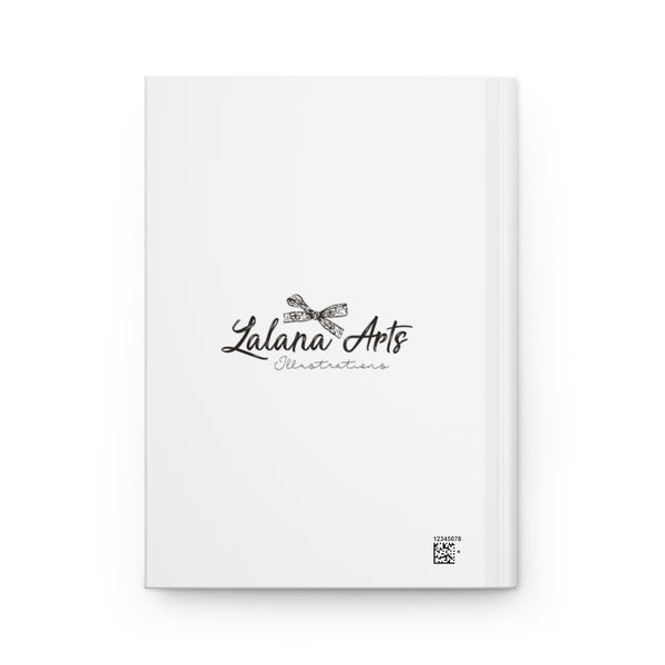 Hardcover Journal Matte with Fancy Breakfast print on cover