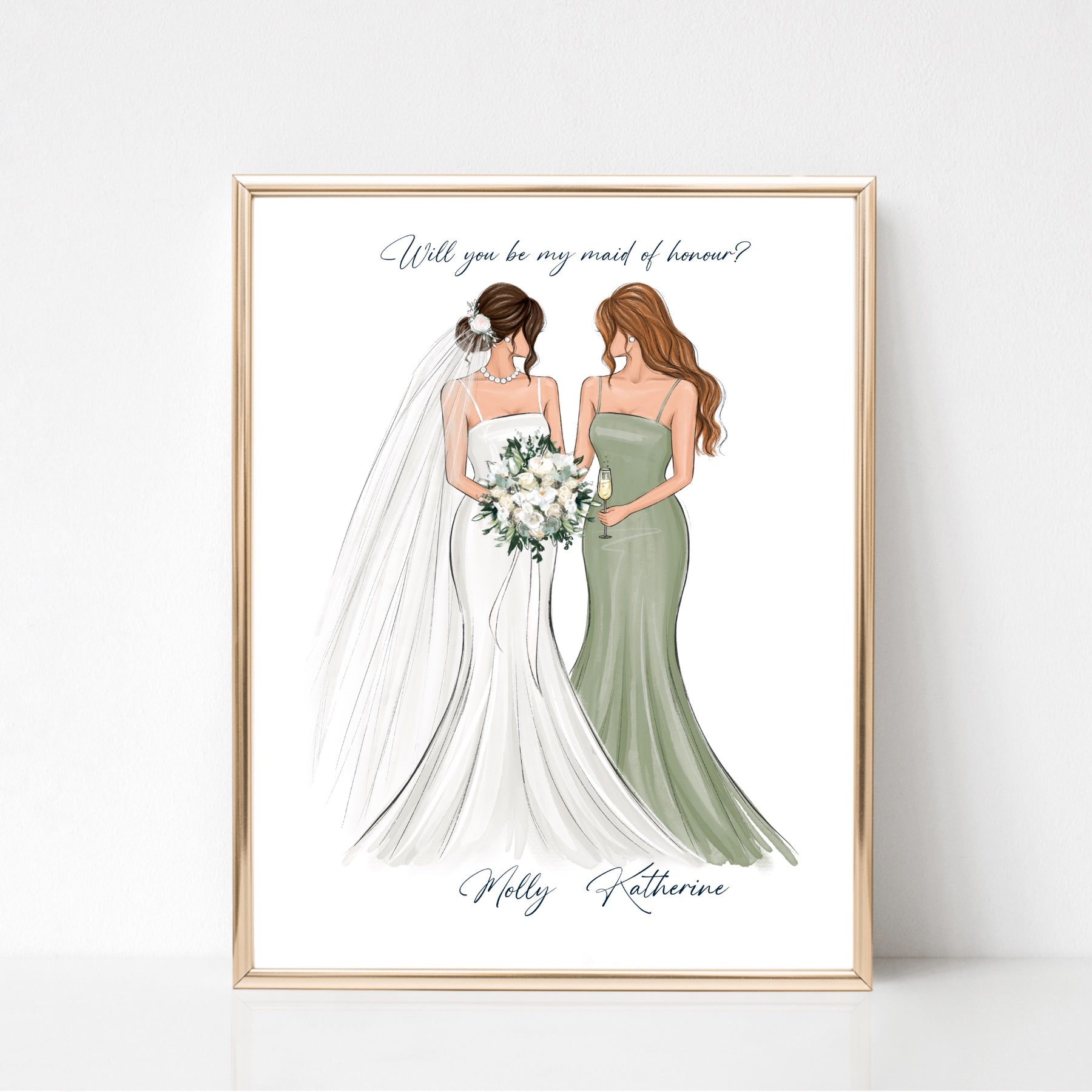 will you be my bridesmaid dress card Editable Will You Be My Bridesmaid Card Proposal Photo Card Boho Rusti