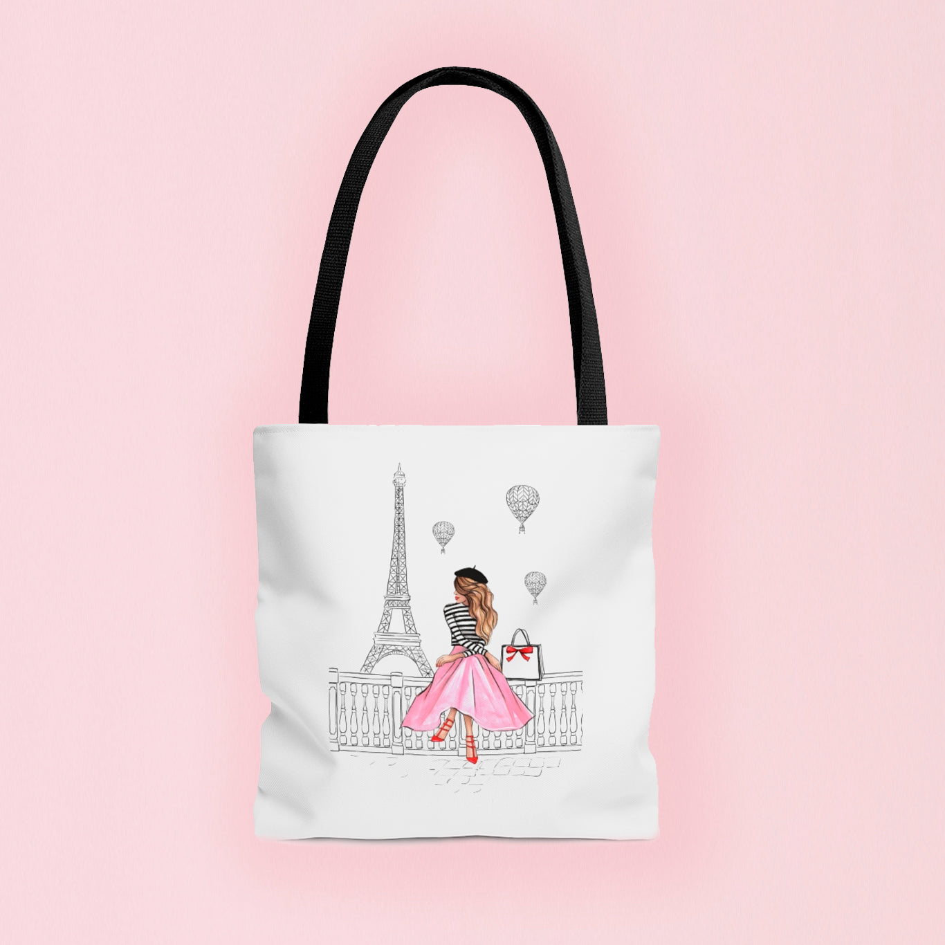 Girl in Paris tote bag – Lalana Arts