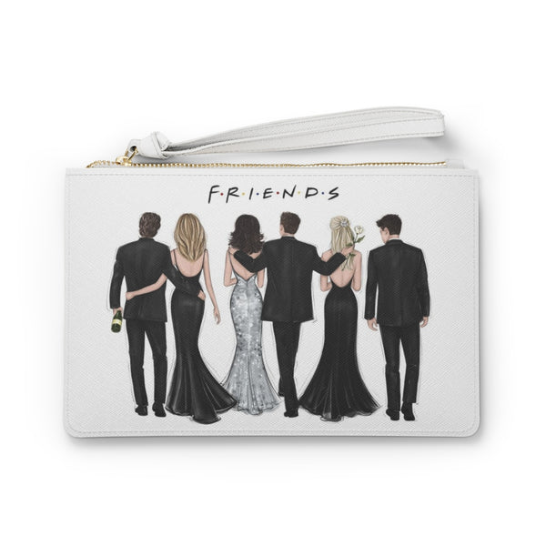 Friends Fashion illustrated Eco Leather Clutch Bag