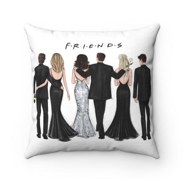 Friends print Polyester Square Pillow
