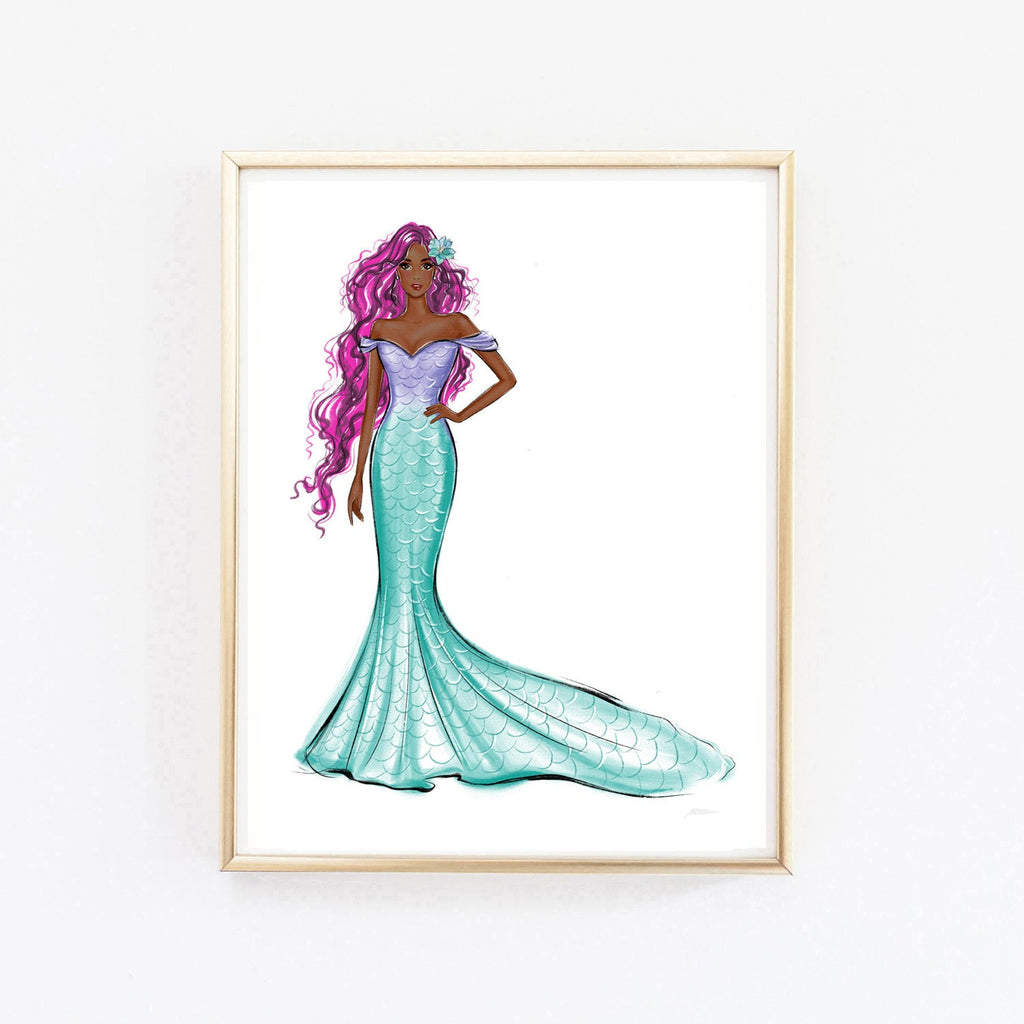 mermaid dress drawing Mermaid dress drawing