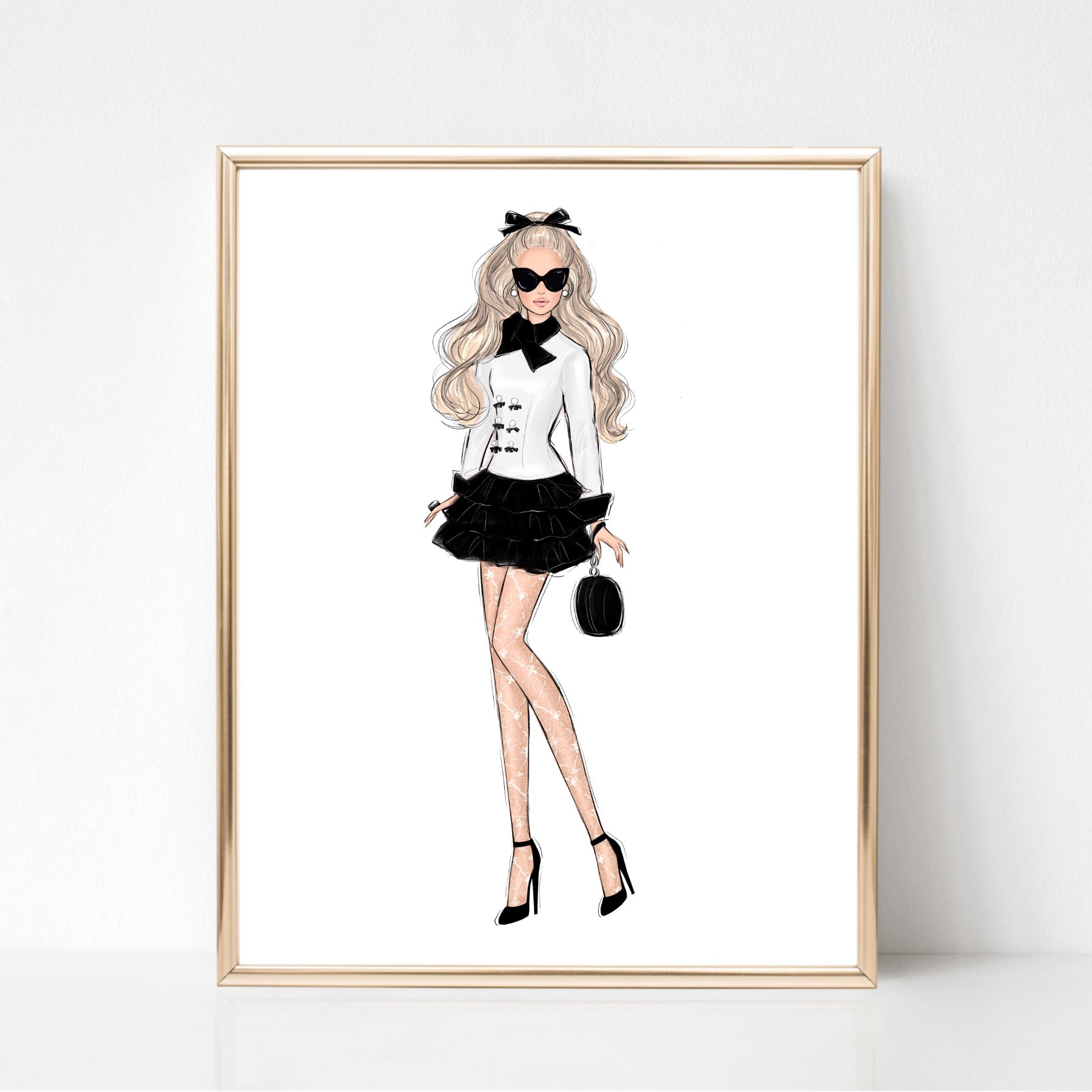 fashion sketches dresses black and white Pure Elegance I've been enjoying creating black & white illustrations again lately. #FashionIllustration #Fashionsketch #FashionArt #DigitalArt